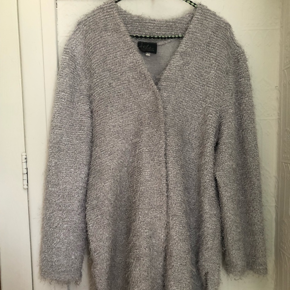 Furry grey true vintage sweater